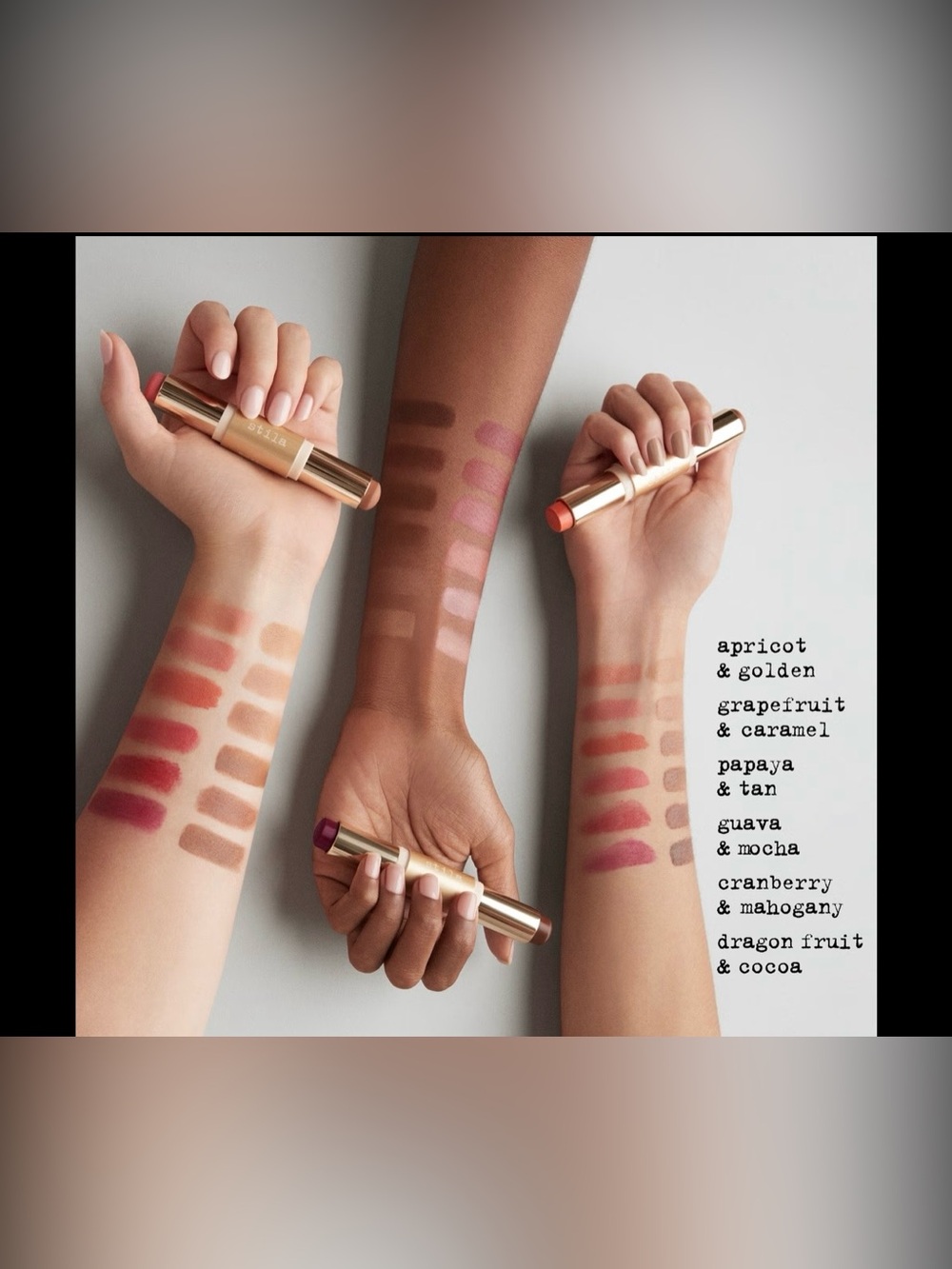 Stila Dual-Ended Cream Blush & Bronzer Stick - grapefruit- caramel - Picture 8 of 13